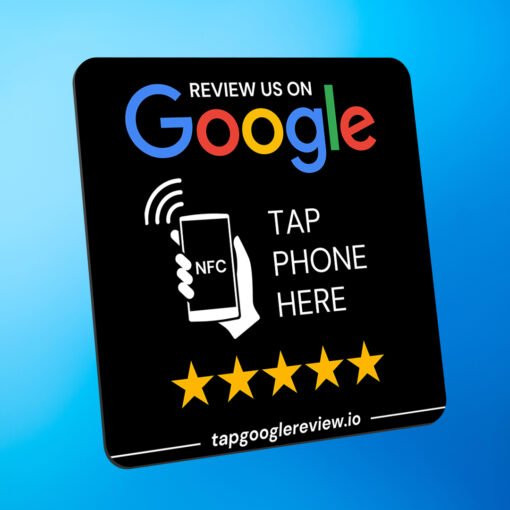 Tap Google Review Table Black