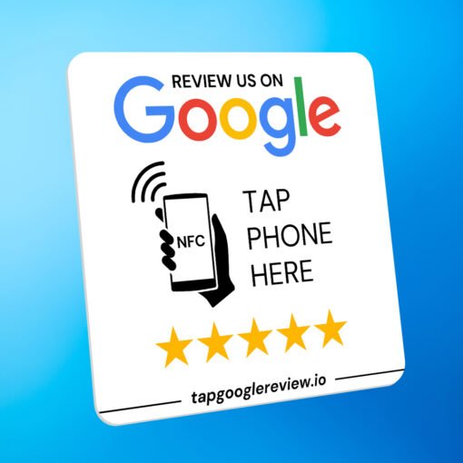 Tap Google Review Table White