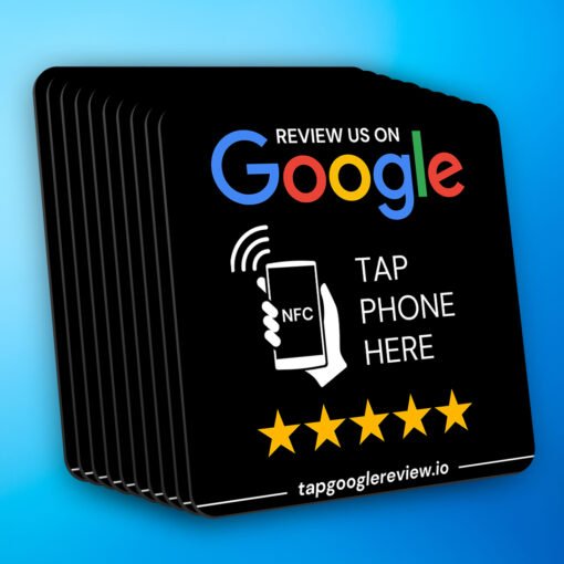 Tap Google Review Table Black