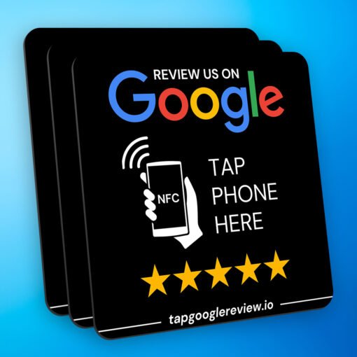 Tap Google Review Table Black