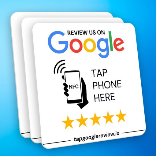 Tap Google Review Table White