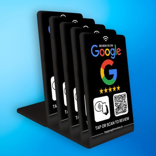 Tap google Review Stand black