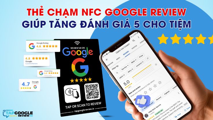 Thẻ chạm NFC Google Review